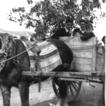 Carreta antigua. Foto cedida por el Ayto. de Oyón. Félix Fernández