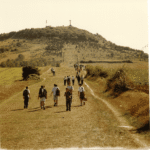 Olarizuko gurutzera igoera 90eko hamarkadan. Photo-Araba.